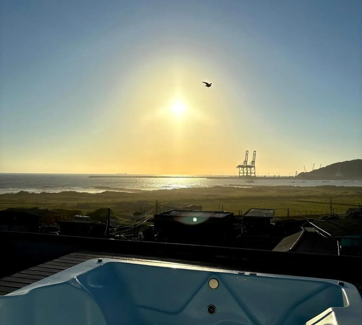 Jacuzzi Privativa Com Vista Deslumbrante Do Mar Villa Imbituba  Semesterbostad Imbituba (Santa Catarina)